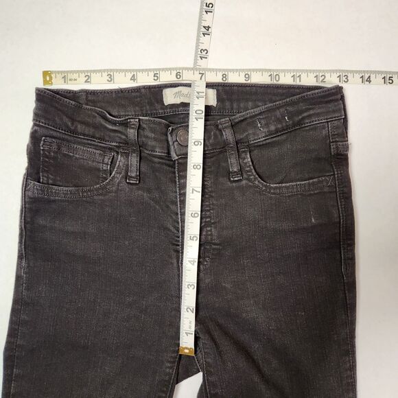 Madewell Roadtripper Bennet Black Skinny Jeans Women's Size 25 - Picture 6 of 8